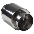 thumbnail image 2 of Stove Pipe Chimney Tent Pipe Flue Extension Tube Adapter for Wood Log Burning, 2 of 9