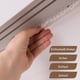 thumbnail image 4 of Advancent 100 pack/lote deslizadores de riel de cortina no deformables hechos de PVC para ganchos de cortina de rendimiento duraderos Decoración del hogar, 4 of 6