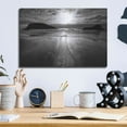 thumbnail image 6 of Luxe Metal Art 'Harris Stream 1 B&W' by Thomas Haney, Metal Wall Art, 16"x12", 6 of 9