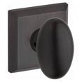 thumbnail image 2 of Baldwin Ellipse Single Dummy Door Knob with Traditional Square Rose, 2 of 6