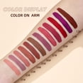 thumbnail image 5 of QIBEST-pintalabios líquido para mujer, lápiz labial resistente al agua, pigmento de brillo de labios, color rojo oscuro, terciopelo de larga duración, maquillaje, 5 of 5