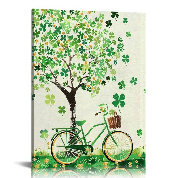 Acheng  St Patrick's Day Canvas Wall Art Irish Home Decor Prints  pattern1