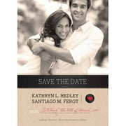 Rustic Tag Standard Save the Date