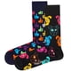 thumbnail image 2 of Happy Socks Calcetines unisex, paquete de 4 - Classic Crew, algodón orgánico, mezcla de colores Dog-Cat 36-40, 2 of 3