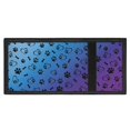 thumbnail image 4 of Chririnla Trifold Card Wallet Paw Print Heart Bone Pattern Foldable Small Wallet for Outdoor, Polyester Slim Children's Wallet, 4 of 6