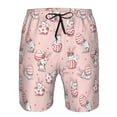 thumbnail image 4 of Kdxio Easter Rabbit Pattern Mens Casual Shorts - Drawstring Summer Beach Sports Shorts for Men, 4 of 9