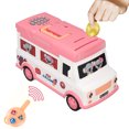 thumbnail image 1 of Caja de ahorro de dinero, banco de dinero para niños, autobús, banco de dinero, contraseña electrónica, banco de dinero, mejore su experiencia, 1 of 8