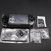 Full Shell Set for PSP3000, ABS Replacement Case with Buttons Screws, Pink