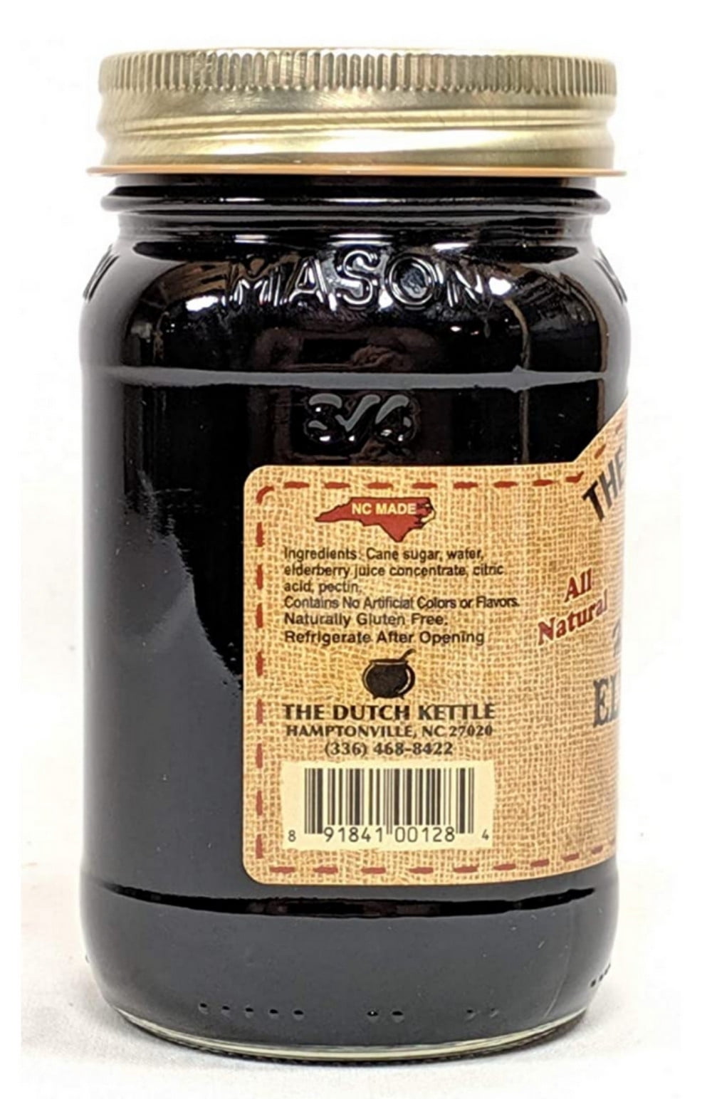 The Dutch Kettle Amish Homemade Style Elderberry Jelly 2 - 19 Oz