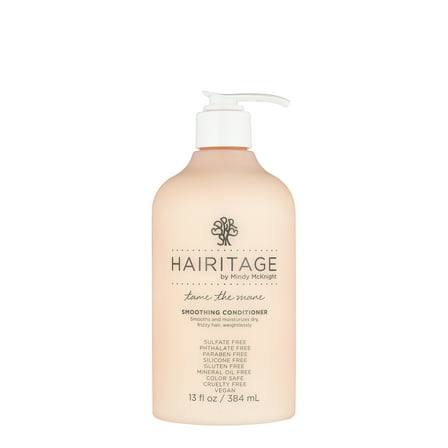 Hairitage Tame The Mane Hair Conditioner for Frizzy Hair, Jojoba & Avocado, 13 floz​, pump dispenser