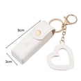 thumbnail image 6 of Tnobhg Lipstick Bag Keychain Lobster Clip Stainless Faux Leather Mini Lipstick Container with Heart Pendant Changs Purse Key Organizer Key Holder, 6 of 7