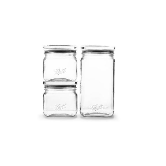Ball 4 oz Airtight Jars Plastic Canning Jar (3 Count)