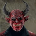 thumbnail image 6 of 14 Inch Devil Mask Halloween Headpiece Halloween Indoor Outdoor Decorations,Halloween Pathway Decor for Outdoor Halloween Yard Display(red), 6 of 7