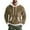 Khaki, variant on CharmCyan Men’s Fleece Pullover Hoodie with Adjustable Drawstring Hood and Kangaroo Pocket Casual Soft Plush Sweatshirt Top Black L