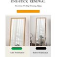 thumbnail image 3 of Wood Grain Wallpaper Edge - Peel and Stick, Removable and Waterproof, for Bathroom Mirror Frames, 11.8cm Wide, 10m Long, 3 of 5