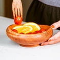 thumbnail image 2 of Curved Doussie Wood Bowl - Regular 4-Pack, 2 of 5