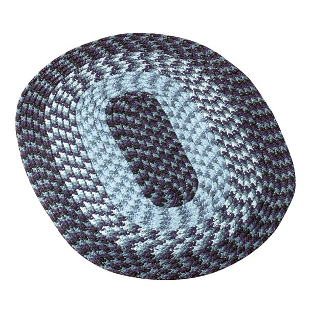 Collections Etc Versatile Alpine Braided Accent Rug with 3Tone