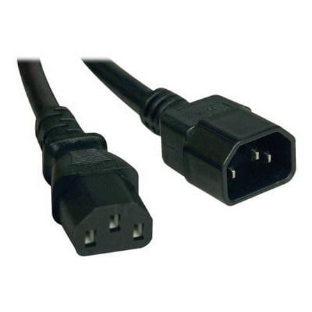 Tripp Lite Model P004-006 6 ft. AC Power Extension Cord, IEC-320-C14 to IEC-320-C13