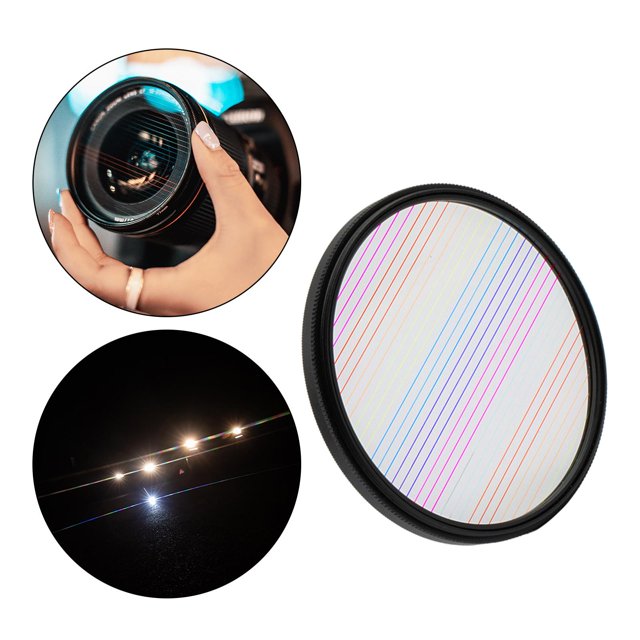 77mm Filtro de efectos especiales de racha óptico órfica para vídeo DSLR - 77mm Iris racha Racha de de 77 mm Macarena Lente de la cámara
