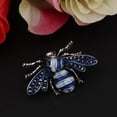 thumbnail image 3 of Broche en forma de de cristal 3D con cuello en forma de Broche en forma de boutonniere Azul Yuyangstore  Abeja Insecto Broche Pin, 3 of 8
