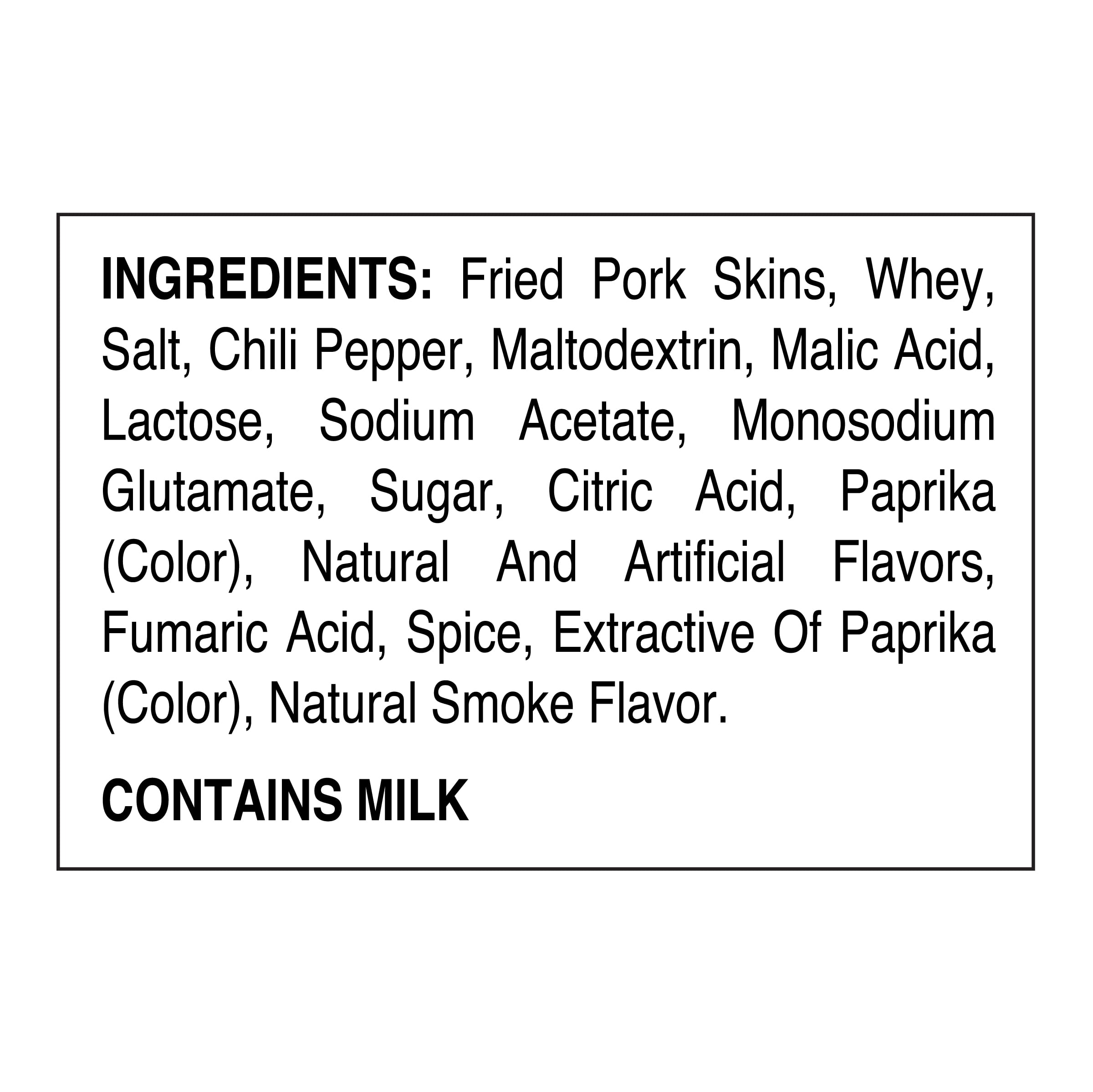 Golden Flake Louisiana Hot Sauce Fried Pork Skins, 4 oz Bag