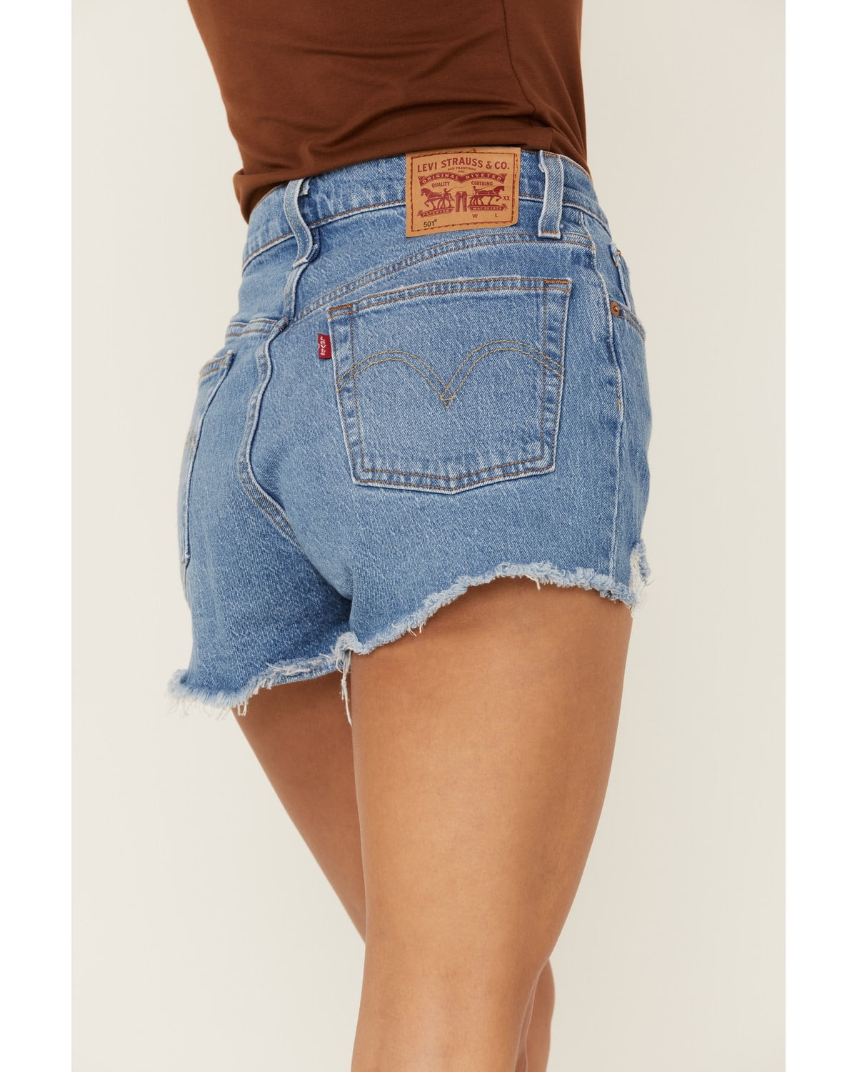 Levi's Women's High Rise 501 Original Shorts, Jazz Solo-Medium