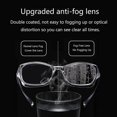 thumbnail image 3 of Gafas de seguridad, antivaho, antipolen, elegantes Gafas protectoras Gafas con bloqueo de luz azul para hombres/mujeres, 3 of 4
