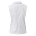 thumbnail image 4 of Aboser Womens Sleeveless Blazers Casual Summer Open Front Cardigan Slim Fit Lightweight Jacket Lapel Business Office Fall Blazer, 4 of 4