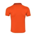 thumbnail image 5 of DDAPJ pyju Business Casual Tops for Men Contrast Collar Polo Shirt Quick Dry Lightweight Mesh Workout Golf Polos Liquidación Rebajas Hoy Orange M, 5 of 9