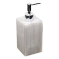 thumbnail image 1 of Dispensador de champú con bomba de 500 ml, botella vacía rellenable, dispensador de champú manual. blanco, 1 of 7
