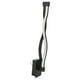 thumbnail image 3 of Lámpara de noche Jadeshay lámpara de pared LED ondulada moderna Color Negro 16W 1600lm IP65, 3 of 8