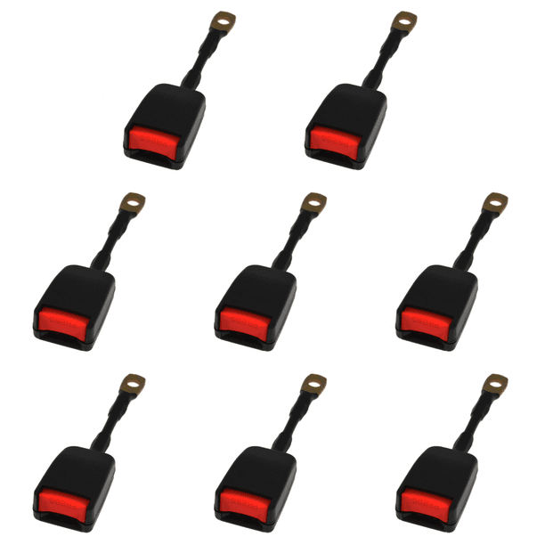 Hebilla para cinturón de seguridad de coche conector Universal para cinturón de seguridad delantero bloqueo de leva 8 Uds.