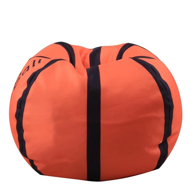 Silla de bolsa de frijol de almacenamiento Cubierta de bolsa de frijoles de 18 pulgadas con cremallera para niños Juego de juguetes de peluche NikouMX Deportes