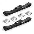 thumbnail image 1 of Nash Rambler 1950-1954 Standard 2 Point Black Lap Bucket Seat Belt Kit with Bracketry - 2 Belts, 1 of 1