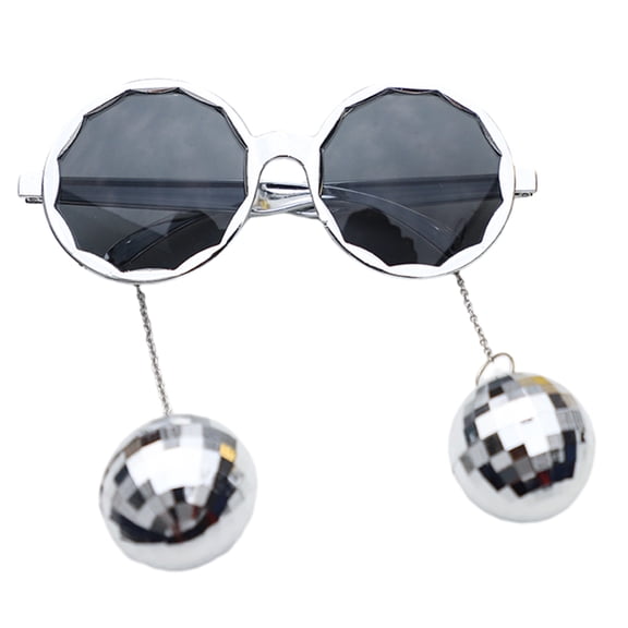 ROZYARD Disco Pendant Mirror Ball Glasses for Men Womens Party Decor Photo Props Glasses