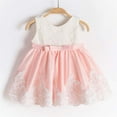 thumbnail image 3 of 2pcs Newborn Baby Girl Dress Lace Princess Tutu Dress Birthday Holiday Party Dress + Headband Outfits 0-24M, 3 of 3