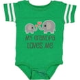 thumbnail image 3 of Inktastic My Grandpa Loves Me Boys or Girls Baby Bodysuit, 3 of 5