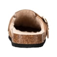thumbnail image 3 of Sun + Stone Womens PERLAA Faux Suede Slip On Slide Slippers, 3 of 3