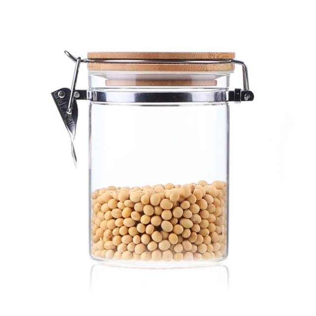 WRITWAA Transparente Para Almacenamiento De Comida Con Y Ligero