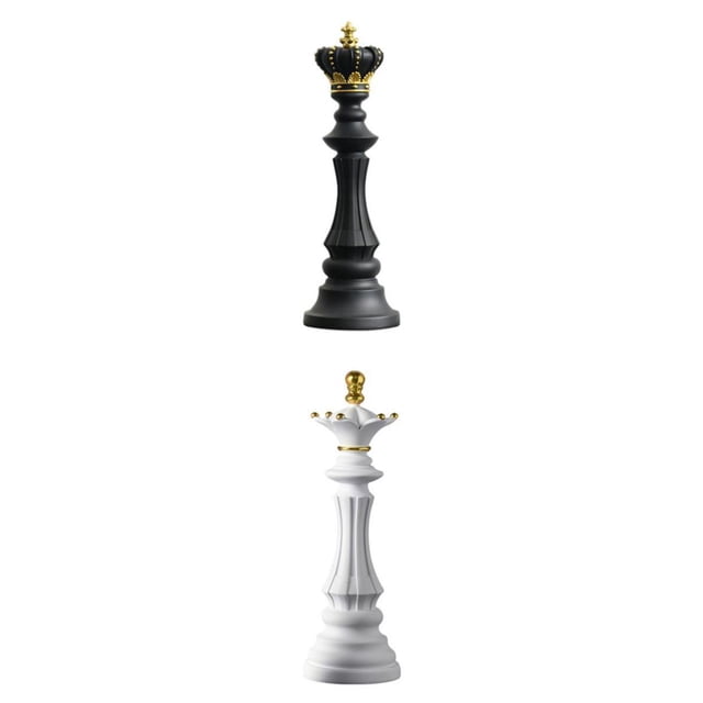 2x Accesorios Para Fotos De Figuras De Adorno De Escultura De Ajedrez Internacional