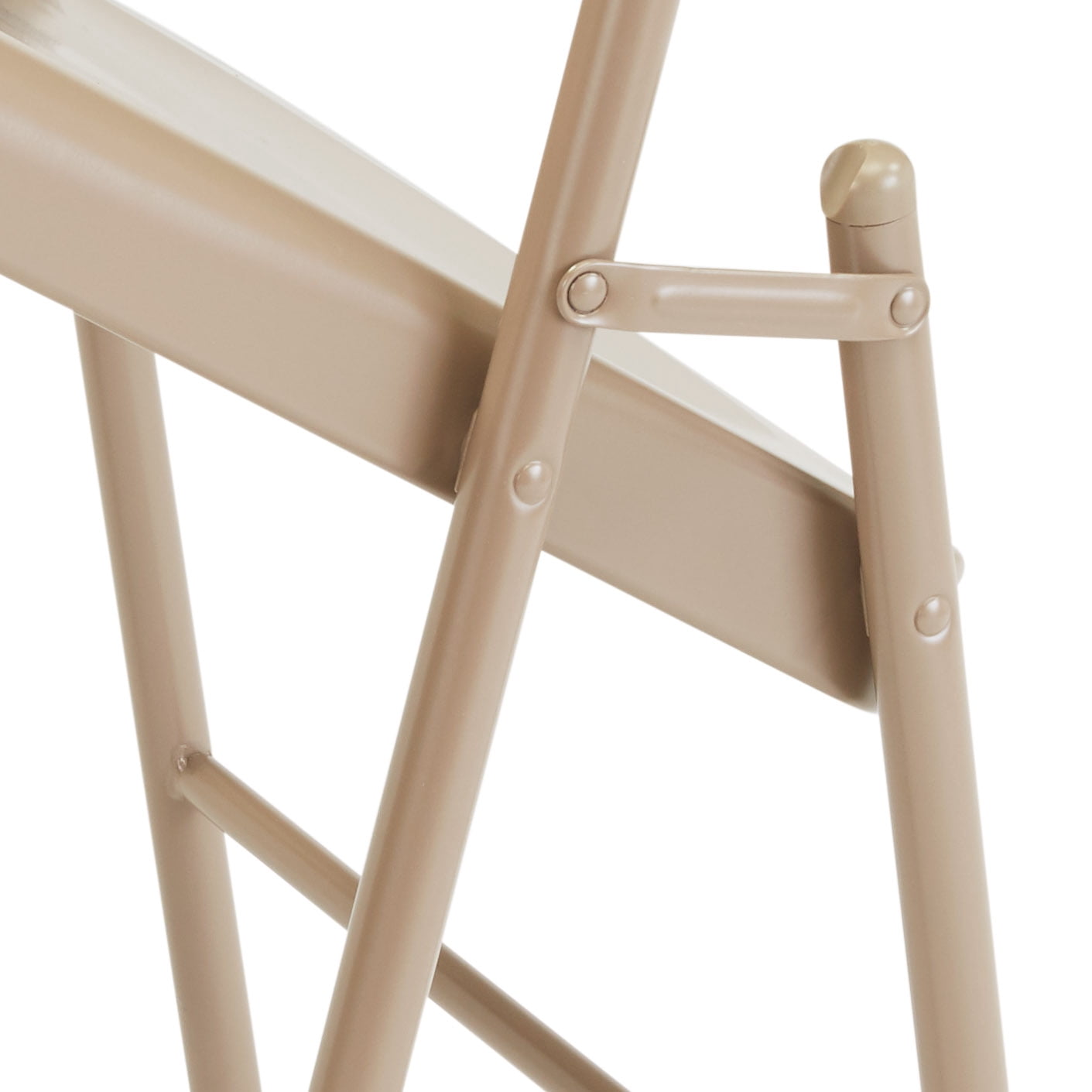 (4 Pack) Commercialine® 900 Series All-Steel Folding Chair, Beige
