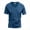 380#Blue, variant on Mens Casual Short Sleeve Tee Shirts Summer Basic Plain V Neck Shirt Big Gym Workout Tshirt Soft Loungewear Top Wine M