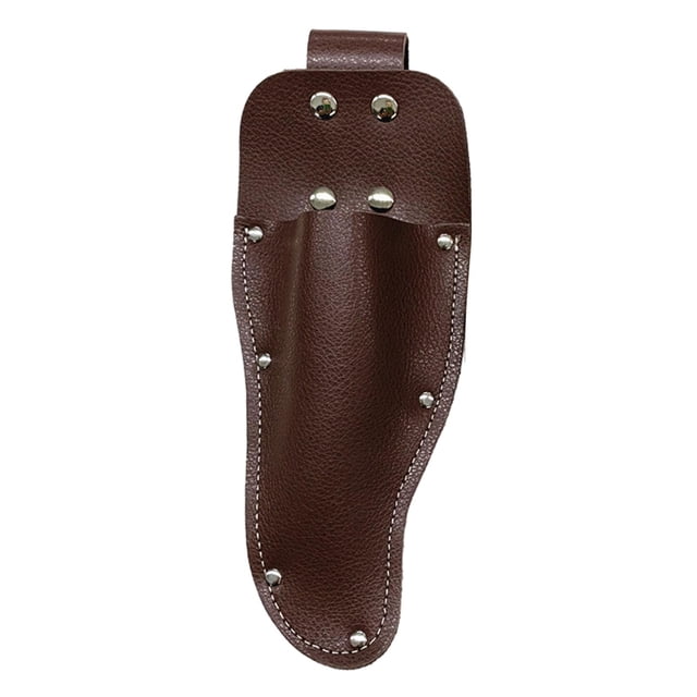 Funda de cuero PU Cola para tijeras de jardín con trabilla para cinturón