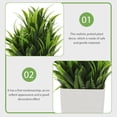 thumbnail image 4 of LITINKIMI 4pcs Small Artificial Potted Plants Indoor Dustproof for Cafe Decoration, 4 of 7
