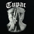 thumbnail image 2 of Poetic Justice Praying Hands Men's Black T-Shirt (Medium), 2 of 4