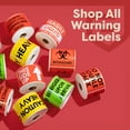 thumbnail image 3 of Aegis Adhesives - 3" X 5" Red Do Not Stack Warning Labels With Permanent Adhesive (1 Roll, 500/Roll), 3 of 7