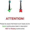 thumbnail image 3 of Toothbrush Replacement Heads Compatible With Fairywill Fw-507/508/551/917/959, Atmoko, Gloridea, 3 of 3
