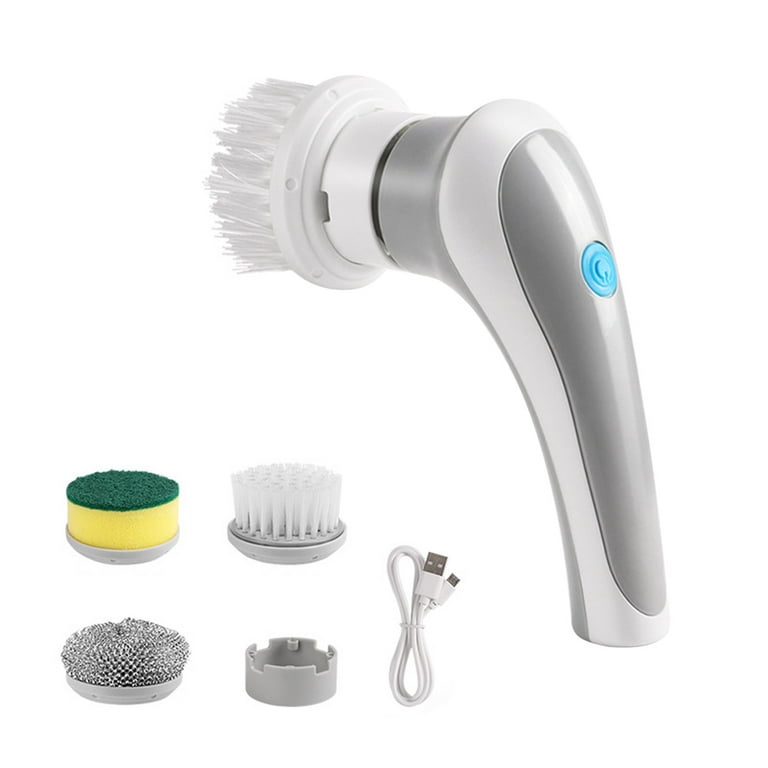 VANLOFE Sweeping Electric Spin Rechargeable Cleaning Tools Grout Brush  Electric Cleaning Brush With 3 Brush Heads Suitable For Bathroom Wall Tiles  Floor Bathtub Kitchen 