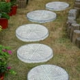 thumbnail image 3 of HLONK2 Pcs Garden Stepping Stones Outdoor Concrete Edging Molds Building Bending, 3 of 6