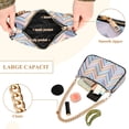 thumbnail image 2 of FORMRS Womens Shoulder Bag with Chain Strap Clutch Purse Cute Tote Handbag, Purple Geometric, 2 of 7
